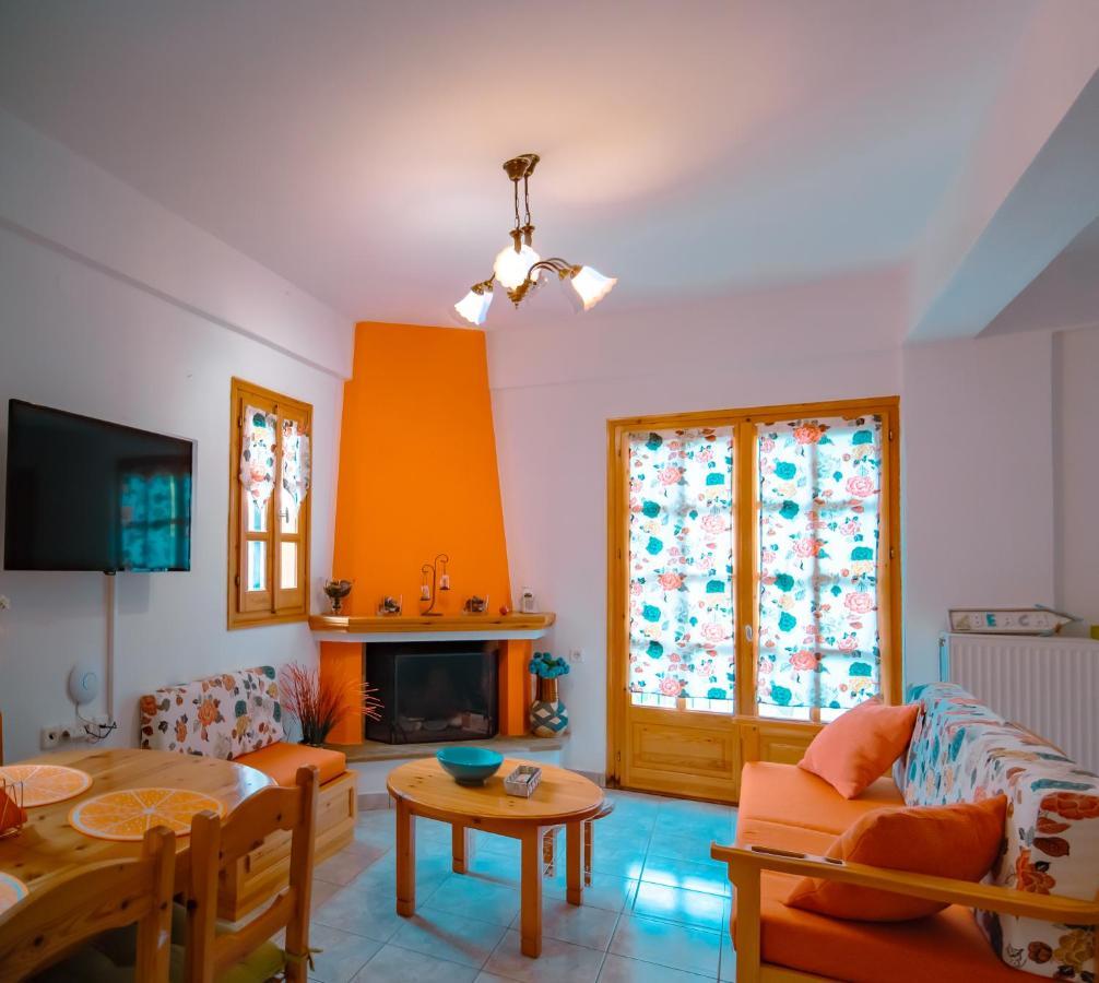 Orange House For Big Families In Damouchari - Delicious Houses Dış mekan fotoğraf