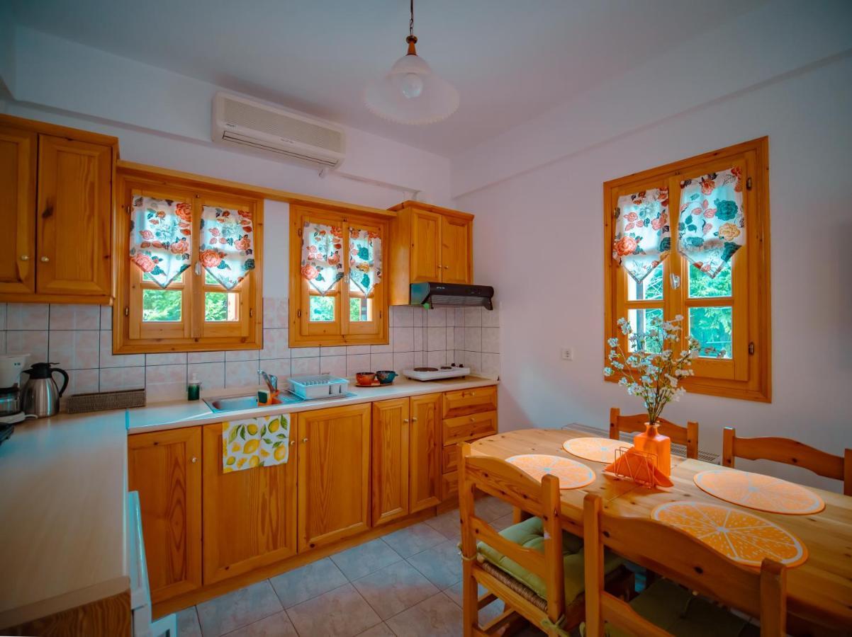Orange House For Big Families In Damouchari - Delicious Houses Dış mekan fotoğraf