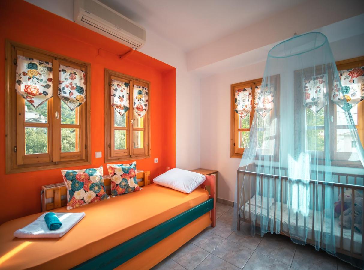 Orange House For Big Families In Damouchari - Delicious Houses Dış mekan fotoğraf