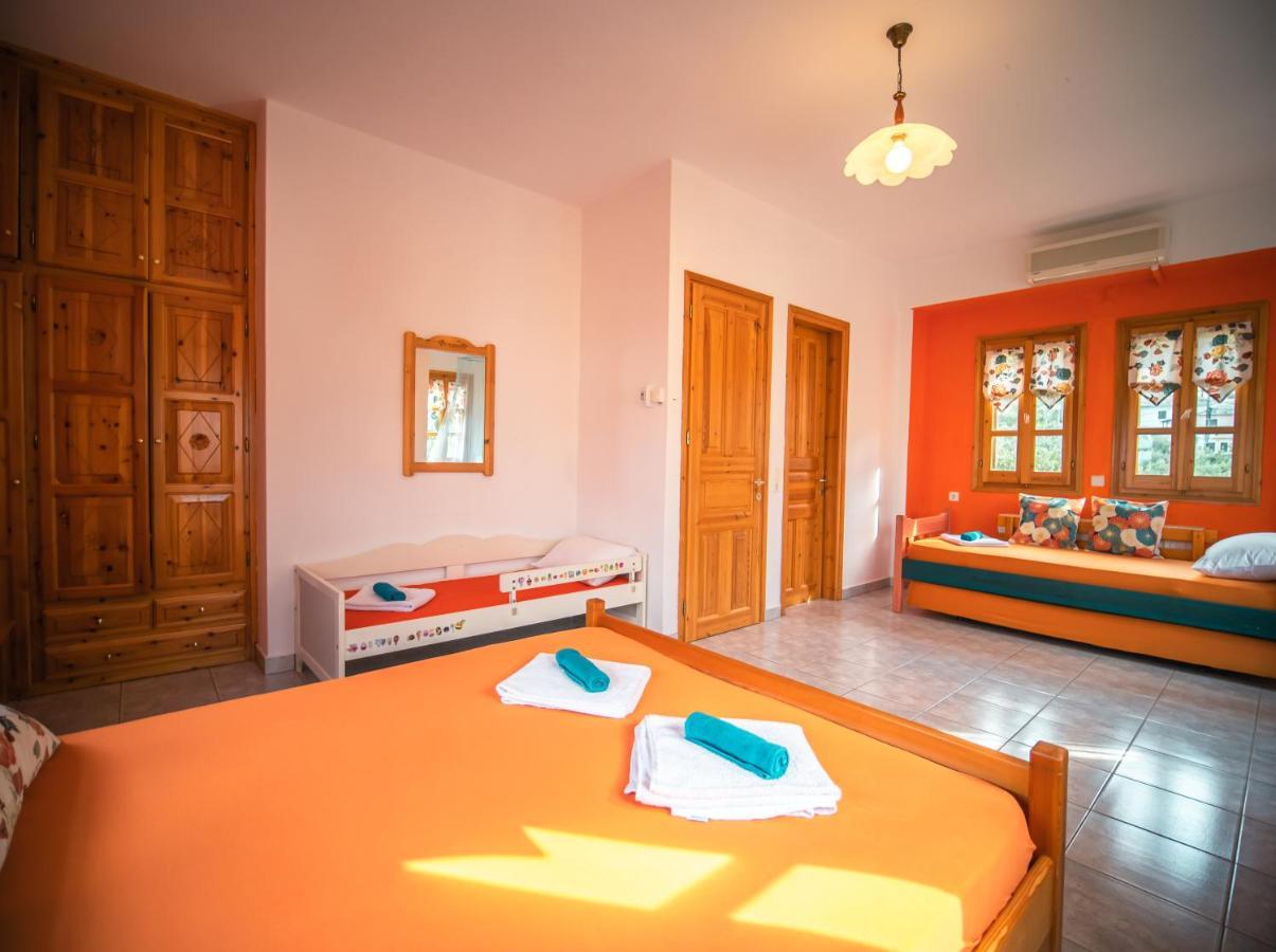 Orange House For Big Families In Damouchari - Delicious Houses Dış mekan fotoğraf