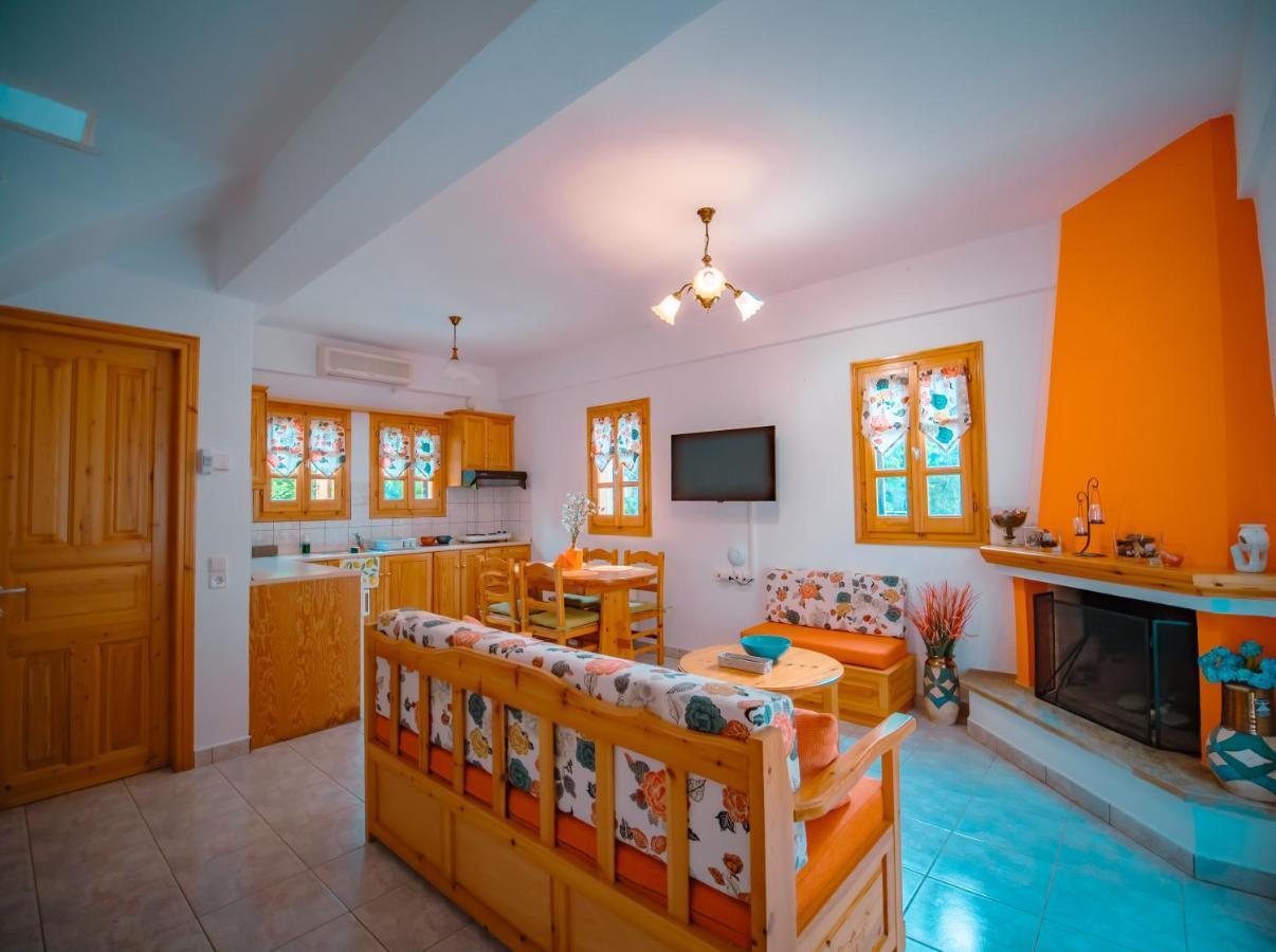 Orange House For Big Families In Damouchari - Delicious Houses Dış mekan fotoğraf