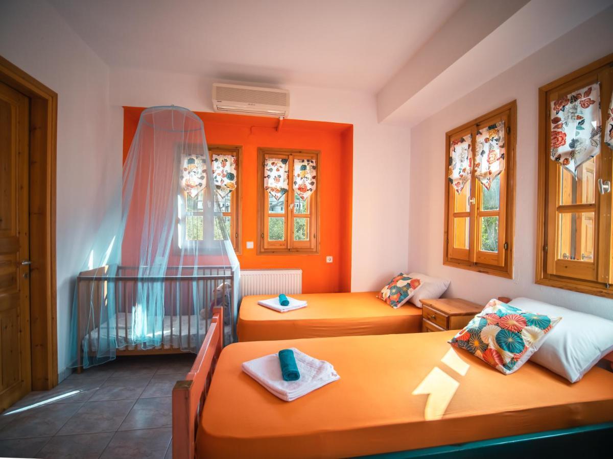 Orange House For Big Families In Damouchari - Delicious Houses Dış mekan fotoğraf