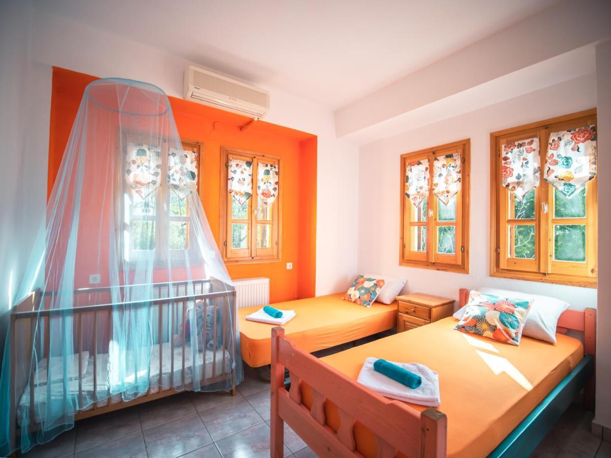 Orange House For Big Families In Damouchari - Delicious Houses Dış mekan fotoğraf