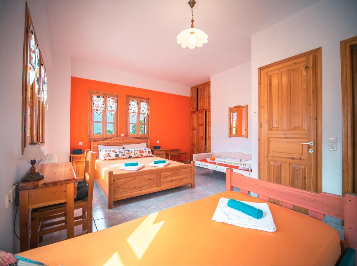 Orange House For Big Families In Damouchari - Delicious Houses Dış mekan fotoğraf