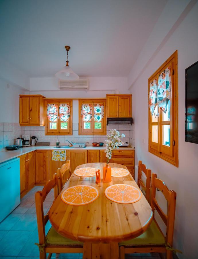 Orange House For Big Families In Damouchari - Delicious Houses Dış mekan fotoğraf