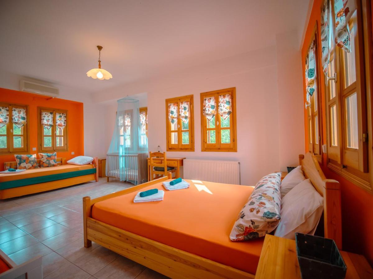 Orange House For Big Families In Damouchari - Delicious Houses Dış mekan fotoğraf
