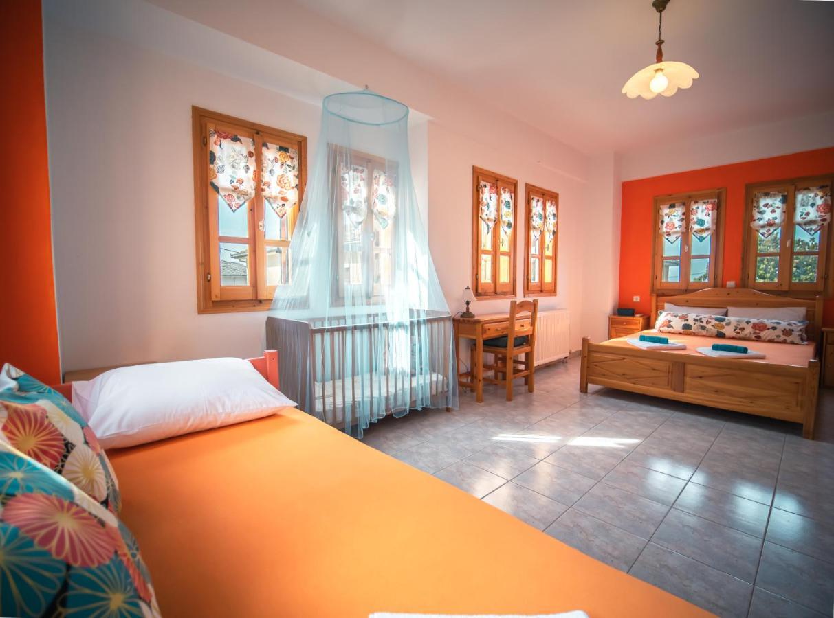 Orange House For Big Families In Damouchari - Delicious Houses Dış mekan fotoğraf